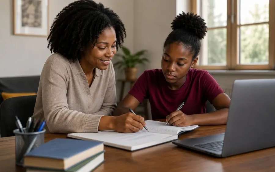 One-on-one Prime Scholars tutoring session — finding the gap