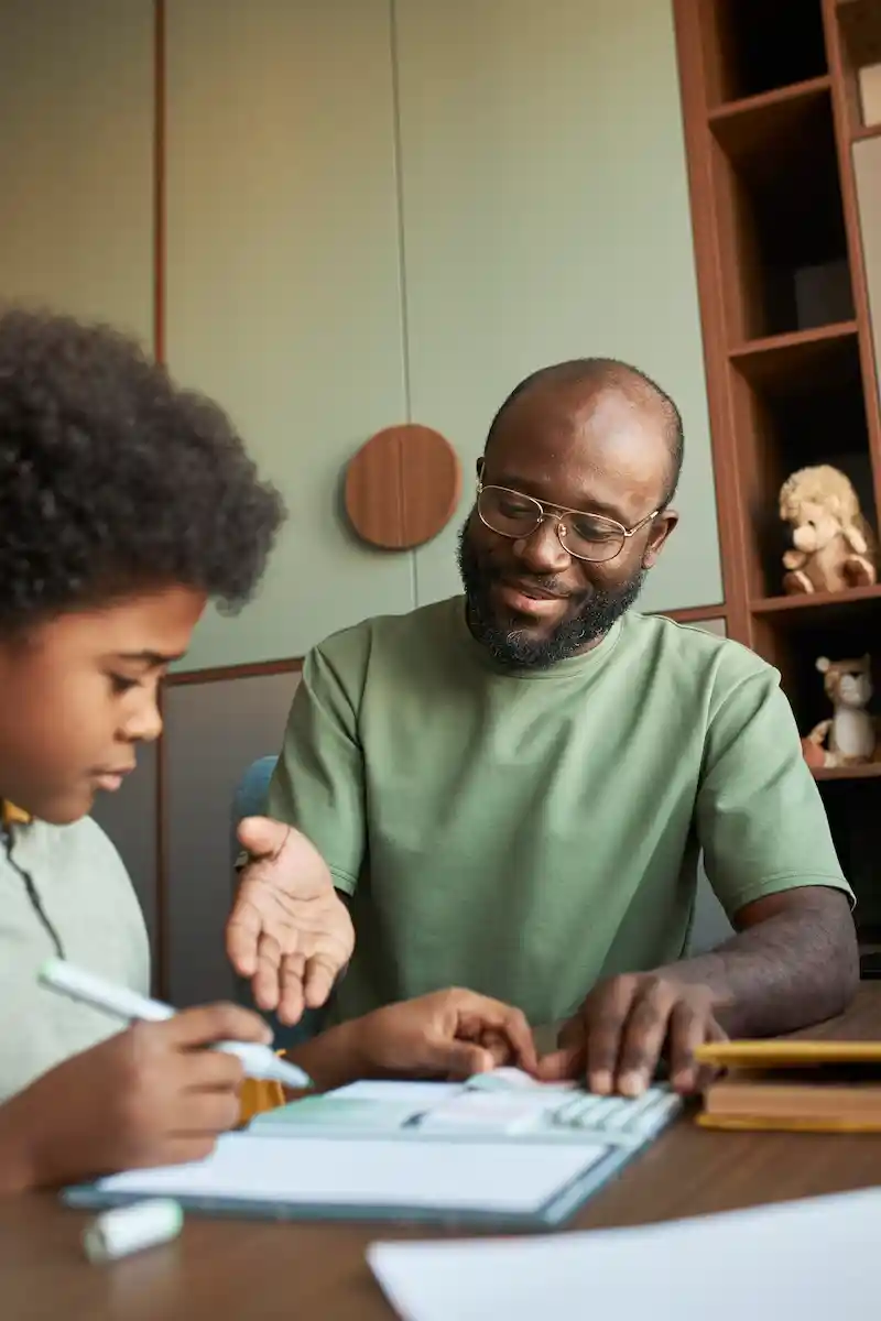 Tutor running a diagnostic assessment with a student